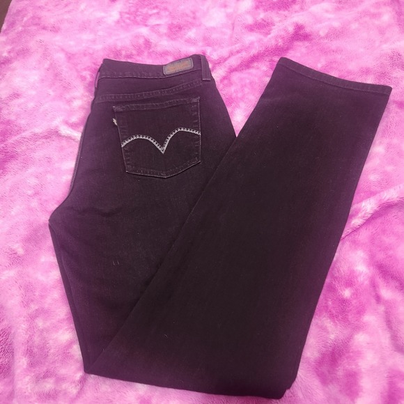 Levi's 505 Women's Black Jeans W31 L34 Black Tab Straight Leg Made in Sri Lanka - Picture 1 of 14